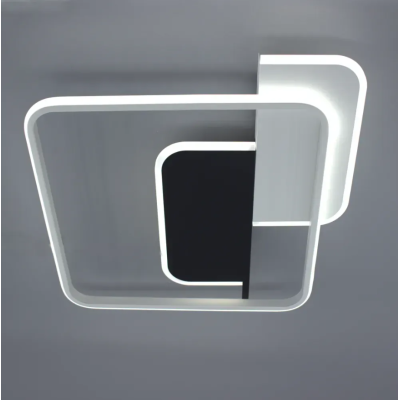 Управляемая светодиодная люстра 10434 CODE 70W 3S-500x490x55-WHITE/BLECK-220-IP20