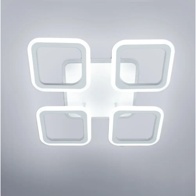 Управляемая светодиодная люстра 10472 ROOM RGB 70W 4S-APP-385x385x75-WHITE-220-IP20