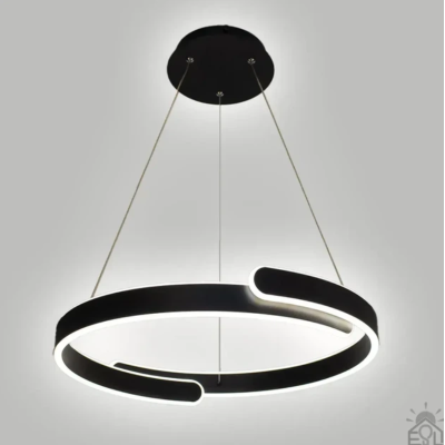 Управляемая светодиодная люстра 10540 HIPPO 90W R-SMART-500x1200-BLACK-220-IP20