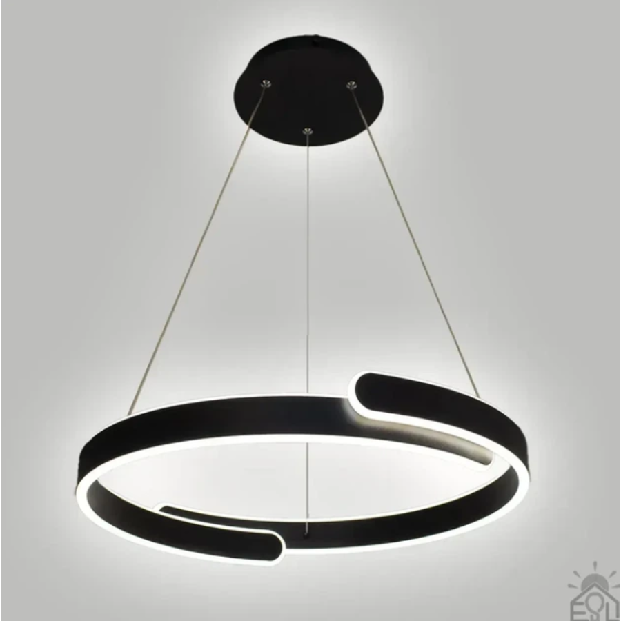 Управляемая светодиодная люстра 10540 HIPPO 90W R-SMART-500x1200-BLACK-220-IP20 - фото 1