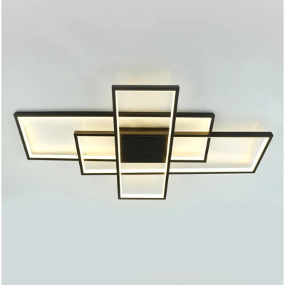 Управляемая светодиодная люстра 10553 SVEN 110W 3S SMART 900x500x80-BLACK/WHITE-220-IP20