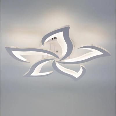 Управляемая светодиодная люстра 10595 ELLA 50W 5F 600x95-WHITE-220-IP20