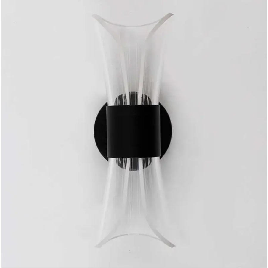 Управляемый светодиодный светильник бра 10131 DIO 12W 2Y-ON/OFF-230х80х95-BLACK/CLEAR-220-IP20 - фото 5