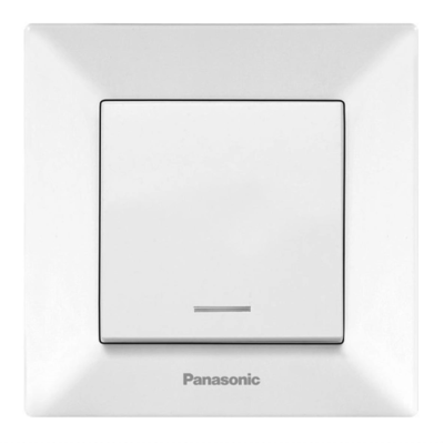 Выключатель 1-й Panasonic Arkedia Slim (WNTC00022WH-UA)