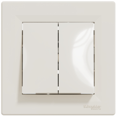 Выключатель SCHNEIDER ASFORA EPH0300123 2кл. кремовый