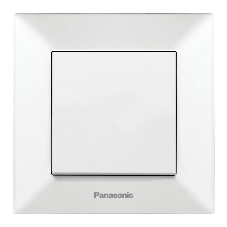 Вимикач 1-й Panasonic Arkedia Slim (WNTC00012WH-UA) - фото 1