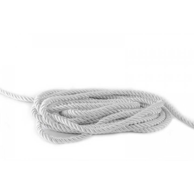 Декоративный канат В1 переплетенный белый 10мм.
