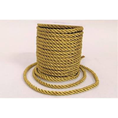 Декоративный канат А2 золото полиэстер 10мм