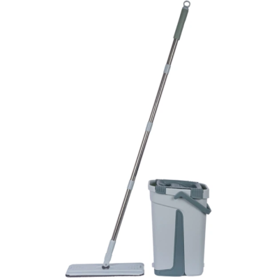 Комплект для прибирання Eco Fabric Mop Scratch (з двома насадками), бірюзове