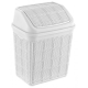 Відро для сміття Akay plastik JUTE 6,5л. (білий)