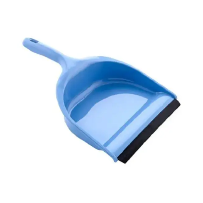 Мусорный совок с резинкой синий