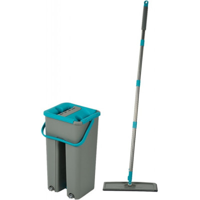 Набор для уборки WERK квадратное ведро, отжимная швабра