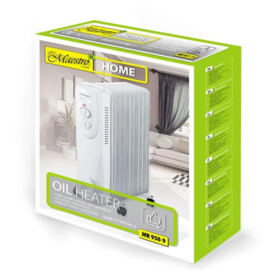 Обогреватель масляный MR-950-9 Maestro - 2000Вт