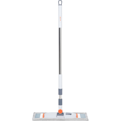 Швабра для мытья окон, металлическая телескопичка рукоятка 156 см, поворотная губка/скребок 30см