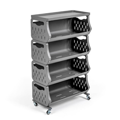 Стеллаж универсальный для хранения четырехъярусный 60х30х77см SW-00002260