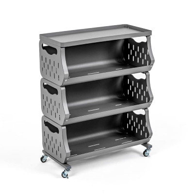 Стеллаж универсальный для хранения трехъярусный 60х30х77см SW-00002259