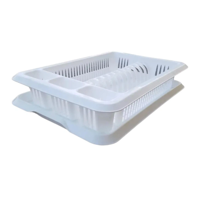 Сушка для посуды пластиковая Elif Plastic 29*42*29 см. (белый)