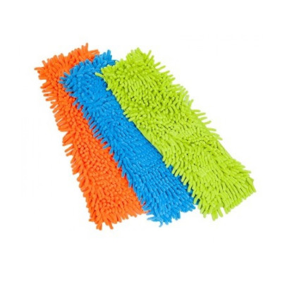 Запаска к швабре – полотера 44*10 см. Eco Fabric лапша красная