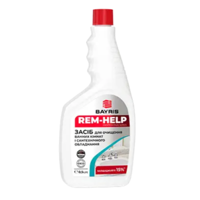 Средство для очистки ванных комнат и сантехнического оборудования REM-HELP BAYRIS 0,5л